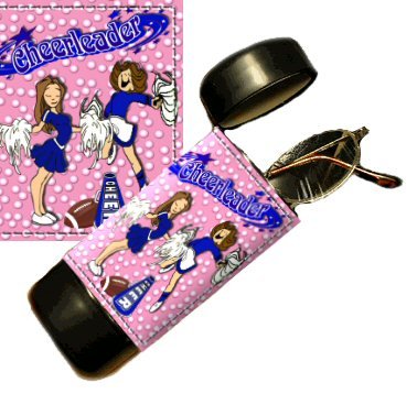 Cheerleader Flip Top Eyeglass / Sunglass Case