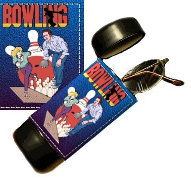 Bowling Flip Top Eyeglass / Sunglass Case