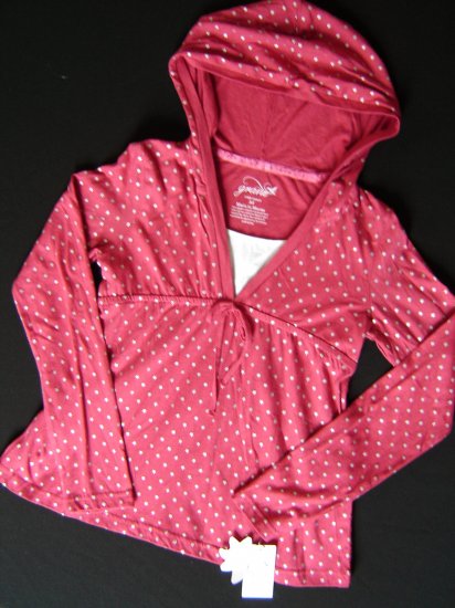 NWT Girl's Trendy Red Layered Look Grane Top Size Large L 50% Off New