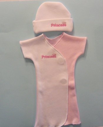 Preemie Princess Gown Set (Two sizes! 0-3 pounds and 3-6 pounds)