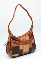 Brown Patchwork Leather Purse (004-011)