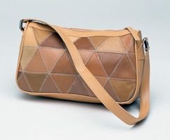 Diamond Patchwork Shoulder Bag (000-012)