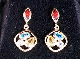 Multi-color Earrings (020-4)