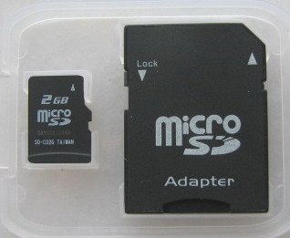 New 2GB MICRO SD TRANSFLASH TF MEMORY CARD