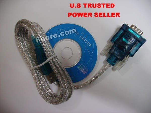 USB 2.0 to RS-232 RS232 Converter Adapter Serial Cable