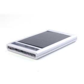 2600mAh Solar Power Charger& Flashlight for Gadgets
