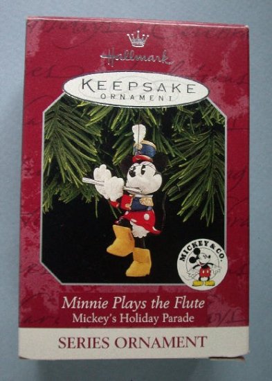 1998 Hallmark Ornament Minnie Flute Mickey's Parade Disney