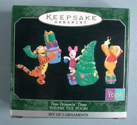1998 Hallmark Ornament Miniature Winnie Pooh Tree Trimming