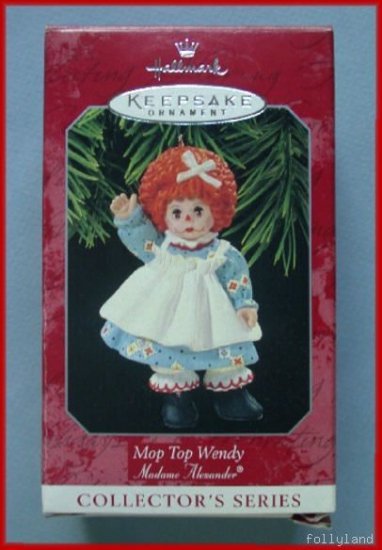 1998 Hallmark Ornament Madame Alexander Mop Top Wendy