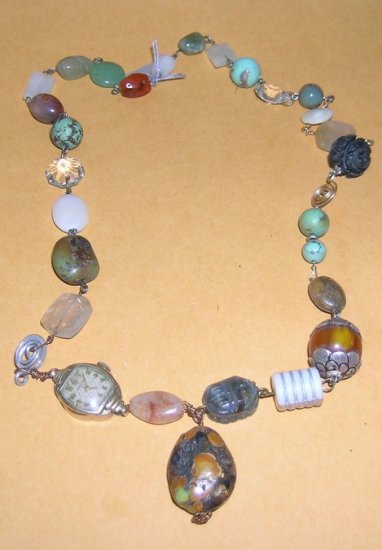 Mixed Media Bead Necklace