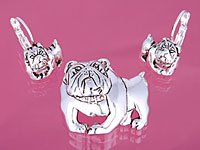 Bulldog Pendant Set