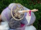 Winter Wonderland TOP WHORL DROP SPINDLE