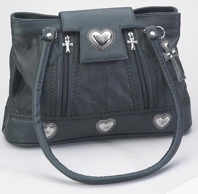 Embassy Large Black Solid Genuine Leather Purse