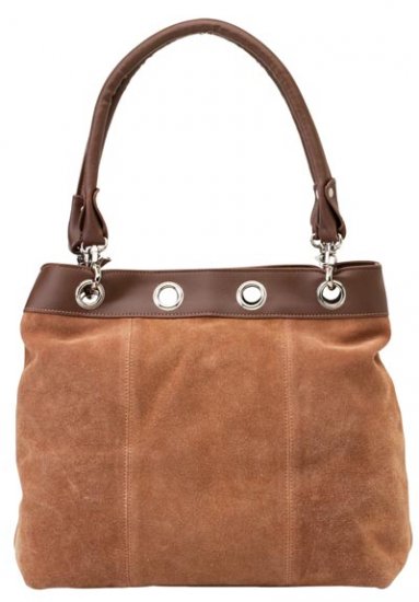 Embassy Brown Solid Genuine Suede Leather Purse.