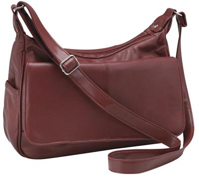 Embassy Genuine Leather Burgundy Purse.