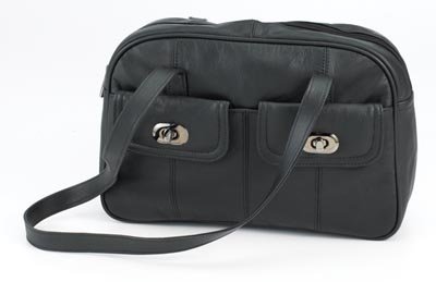 Embassy Black Genuine Leather Purse