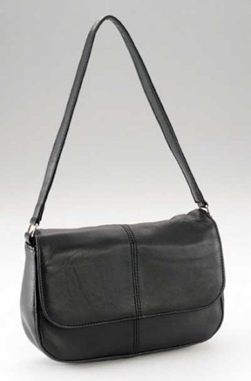 Maxam Brand Solid Genuine Lambskin Leather Shoulder Bag.
