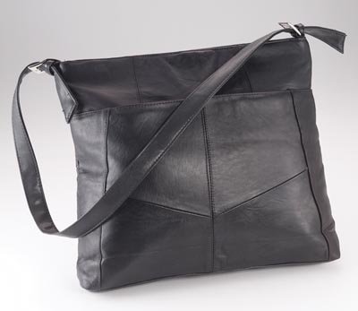 Maxam Brand Extra Large Solid Leather Purse.