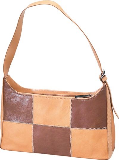 Embassy 2-Tone Tan Genuine Solid Leather Purse.