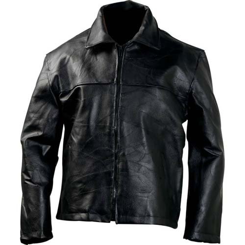 Casual Outfittersâ„¢ Hand-Sewn Pebble Grain Genuine Leather Jacket