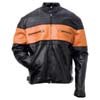 Diamond Plateâ„¢ Hand-sewn Pebble Grain Genuine Leather Men's Jacket.