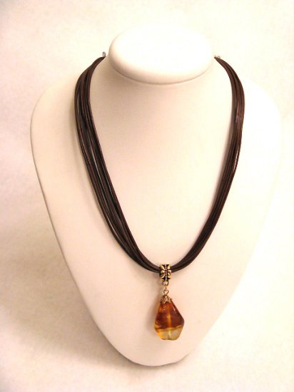 Lia Sophia BUONA SERA Amber Necklace - RV $35 - NWT