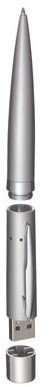 Silver KTI 1GB USB Executive Pen Drive