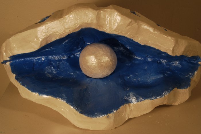 Clam Carved Sculpture.