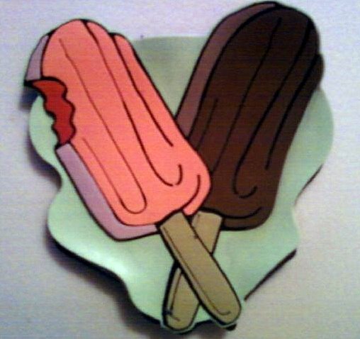 Ice Cream Bars Magnet.