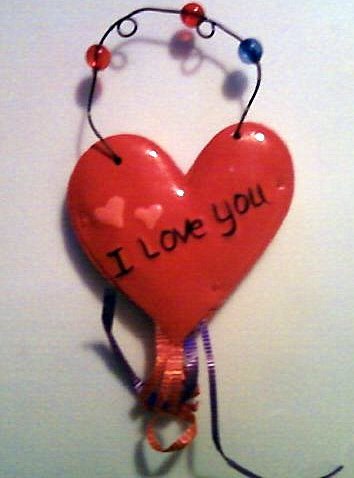 I Love You Heart Tag