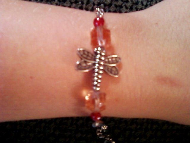 Beaded Dragonfly Bracelet.