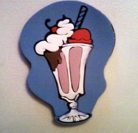 Set of 3 Ice Cream Magnets