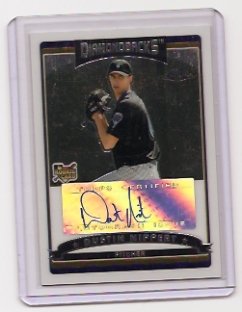 2006 Topps Chrome Dustin Nippert RC Auto