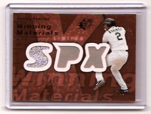 2007 SPX WINNING MATERIALS HANLEY RAMIREZ JERSEY /50