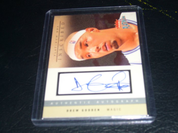 2003-2004 Drew Gooden Auto 10/63 Fleer Platinum 03-04!