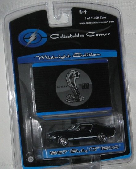 GreenLight - 1967 Shelby GT500 - Midnight Blue - Limited!