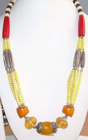 Resin Beaded Necklace