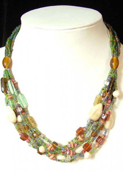 Glass Beaded Necklace