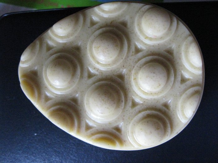 (Organic Jasmine Grandiflora Absolute and Organic Calendula) Message Egg Shaped Glycerin Soaps