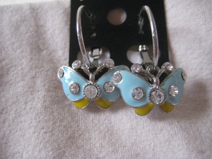 BUTTERFLY SHAPE CHILDRENS EARRINGS
