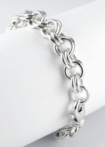 Handmade Sterling Silver Chain Bracelet