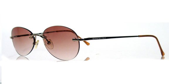 KENNETH COLE 4193 Gold / Brown Rimless Sunglasses
