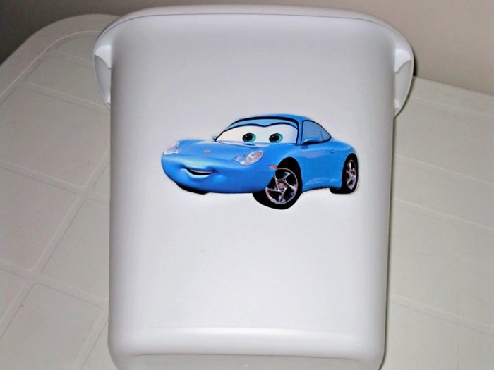 Blue Disney Pixar Cars Trash Can