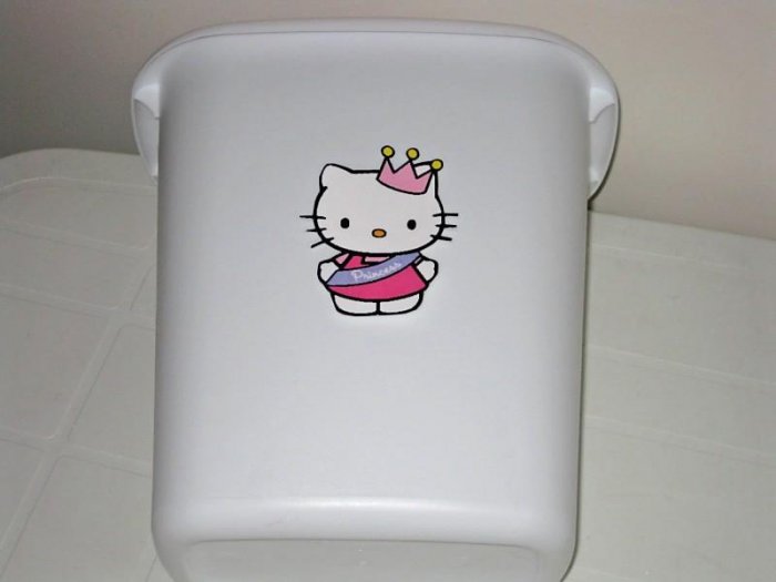 Hello Kitty Trash Can