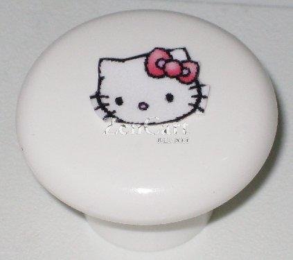 Hello Kitty Plastic Drawer Knob