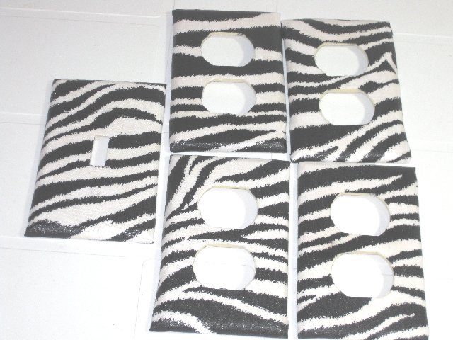 Zorina Zebra Switch & Outlet Covers