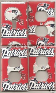 New England Patriots Switch & Outlet Covers