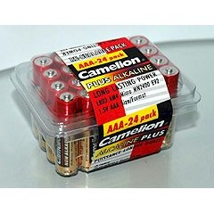 AAA Alkaline Long-Lasting Batteries - 24 Pack