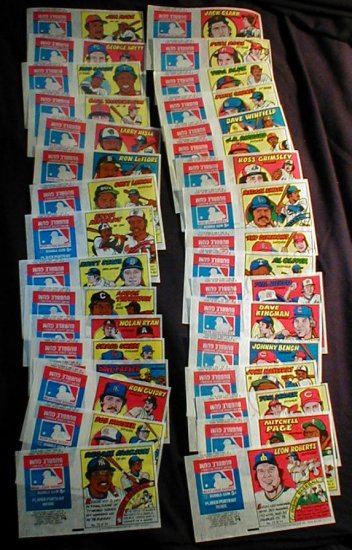 1979 Topps Test Issue Baseball Comic Wrapper Set