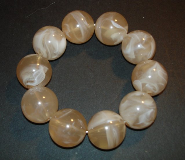 Cream Soda Beaded Bracelet